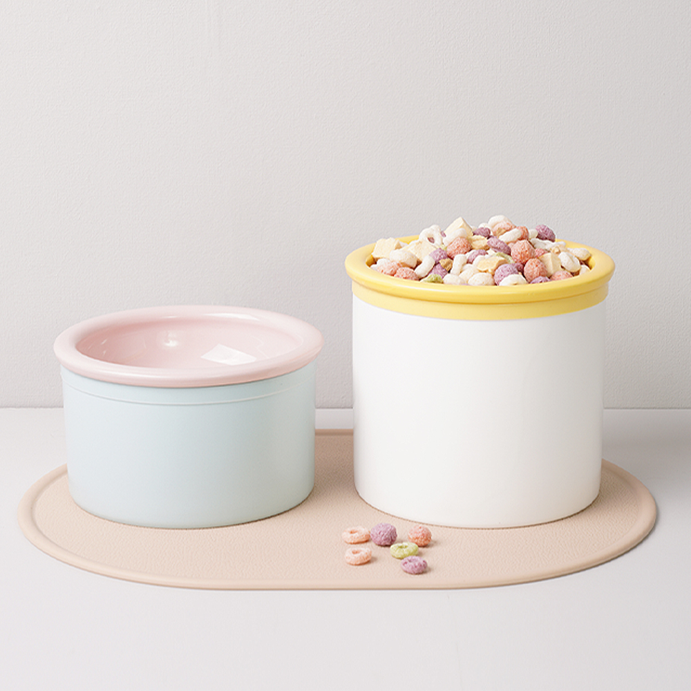 BowlBowl Non-Slip Silicone Mat_Begie