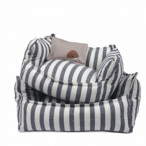 Gentle Navy Stripe Cushion (Sサイズ)