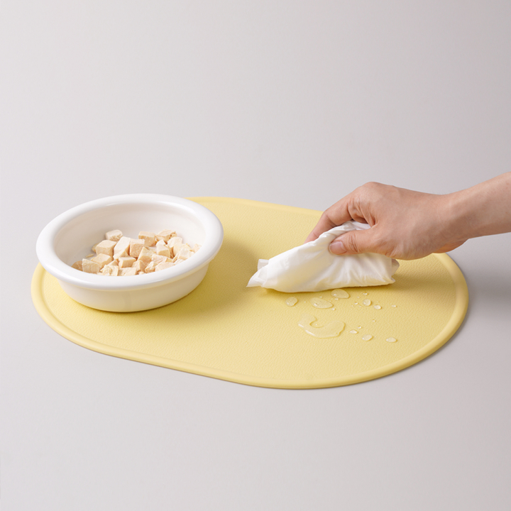 BowlBowl Non-Slip Silicone Mat_Yellow