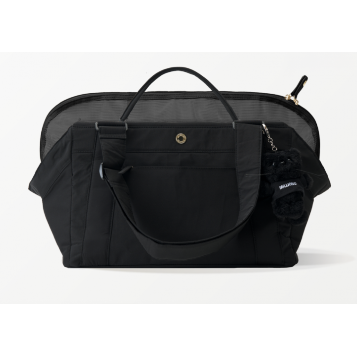 MILLIONG SOFT BAGEL BAG_BLACK